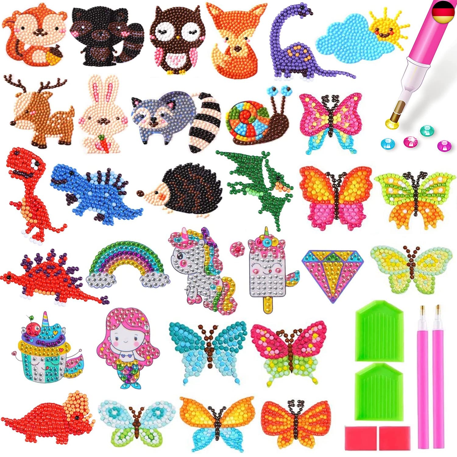 ZHXXFD Diamond Painting Set Junge Mit Hund | 30x40 Cm DIY Diamantbild